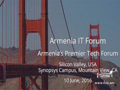 Economy Minister to participate in Armenia TT forum in Silicon Valley