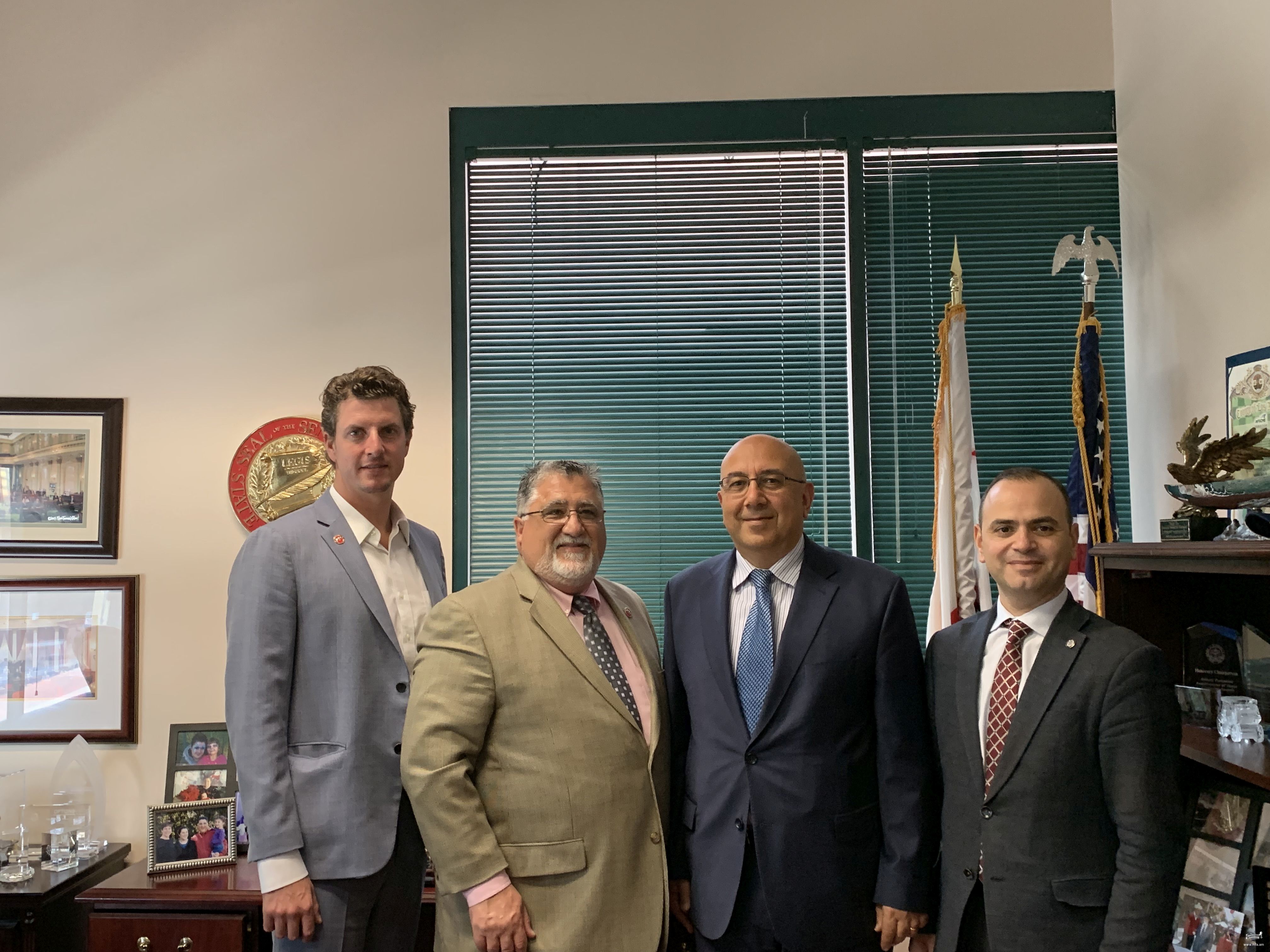 Consul General Armen Baibourtian’s Meeting With California Senators and Glendale City Leadership