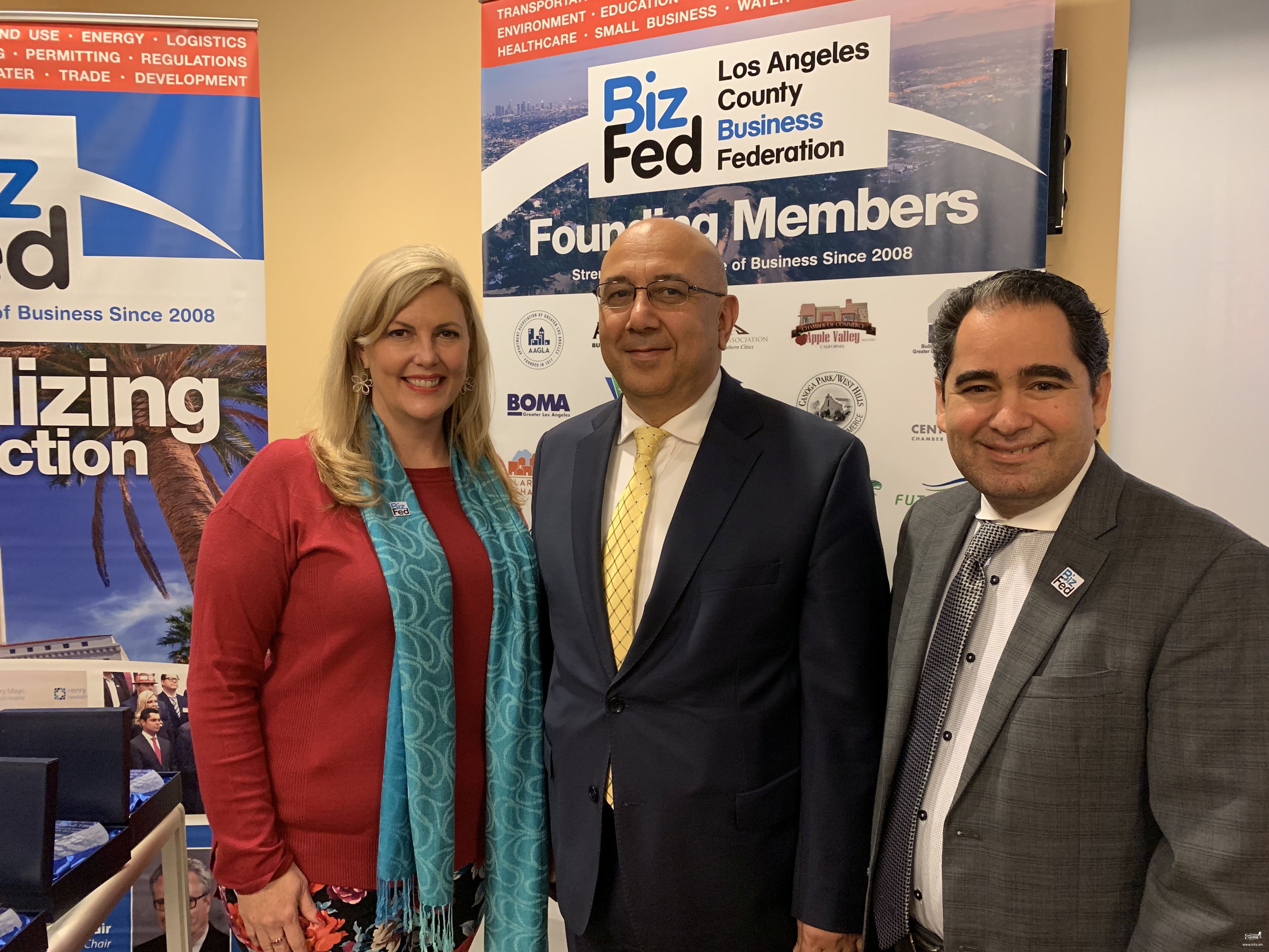 Consul General A. Bairourtian attended the LA County Business Federation (BizFed) Board meeting