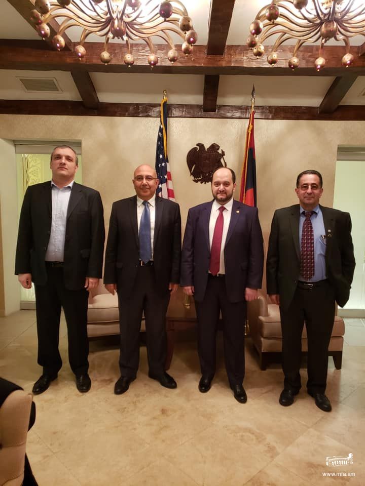 Minister of Education and Science of the Republic of Armenia Arayik Harutyunyan visited Consulate General of Armenia