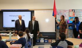 Consul Generaal visited Jefferson Elementary School