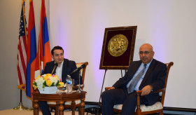 Armenian MP's meetings in Los Angeles