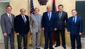 CONSUL GENERAL OF ARMENIA IN LOS ANGELES AMBASSADOR ARMEN BAIBOURTIAN HOSTED A  MEETING WITH AGBU ASBEDS
