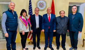 CONSUL GENERAL OF ARMENIA AMBASSADOR BAIBOURTIAN MET WITH REPRESENTATIVES OF THE ARMENIAN DEMOCRATIC LIBERAL PARTY CENTRAL AND REGIONAL COMMITTEE