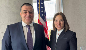 Consul General Karen Israyelyan's meeting with Honorable Eleni Kounalakis, Lieutenant-Governor of California