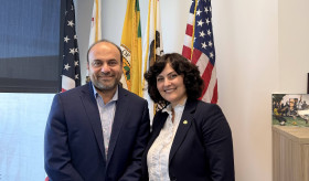 Գլխավոր հյուպատոս Աննա Ավետիսյանի հանդիպումը Լոս Անջելեսի քաղաքային խորհրդի անդամ Ադրին Նազարյանի հետ